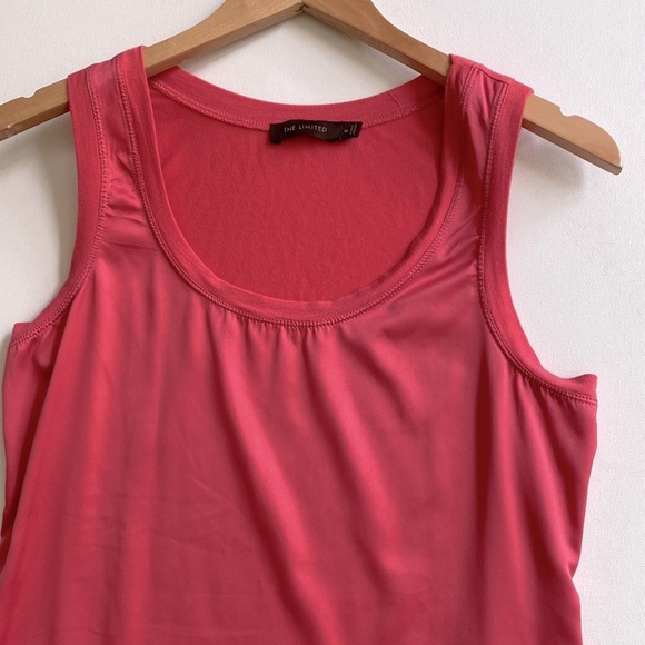 The Limited Coral Sleeveless Tank Blouse, Size M - Picture 4 of 14